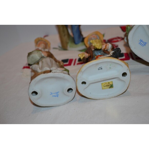 Vintage Country Farm Life Cottage Core Bucolic Hard Working Figurines - Picture 6 of 8